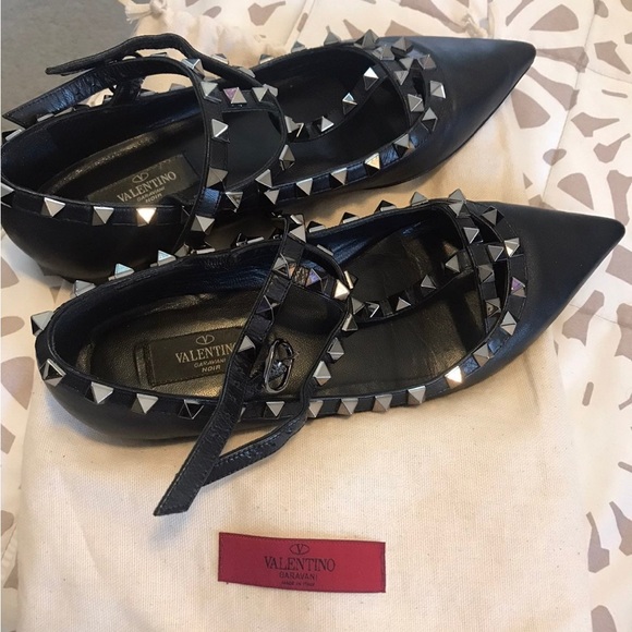 Valentino Rockstud flats - Picture 2 of 7